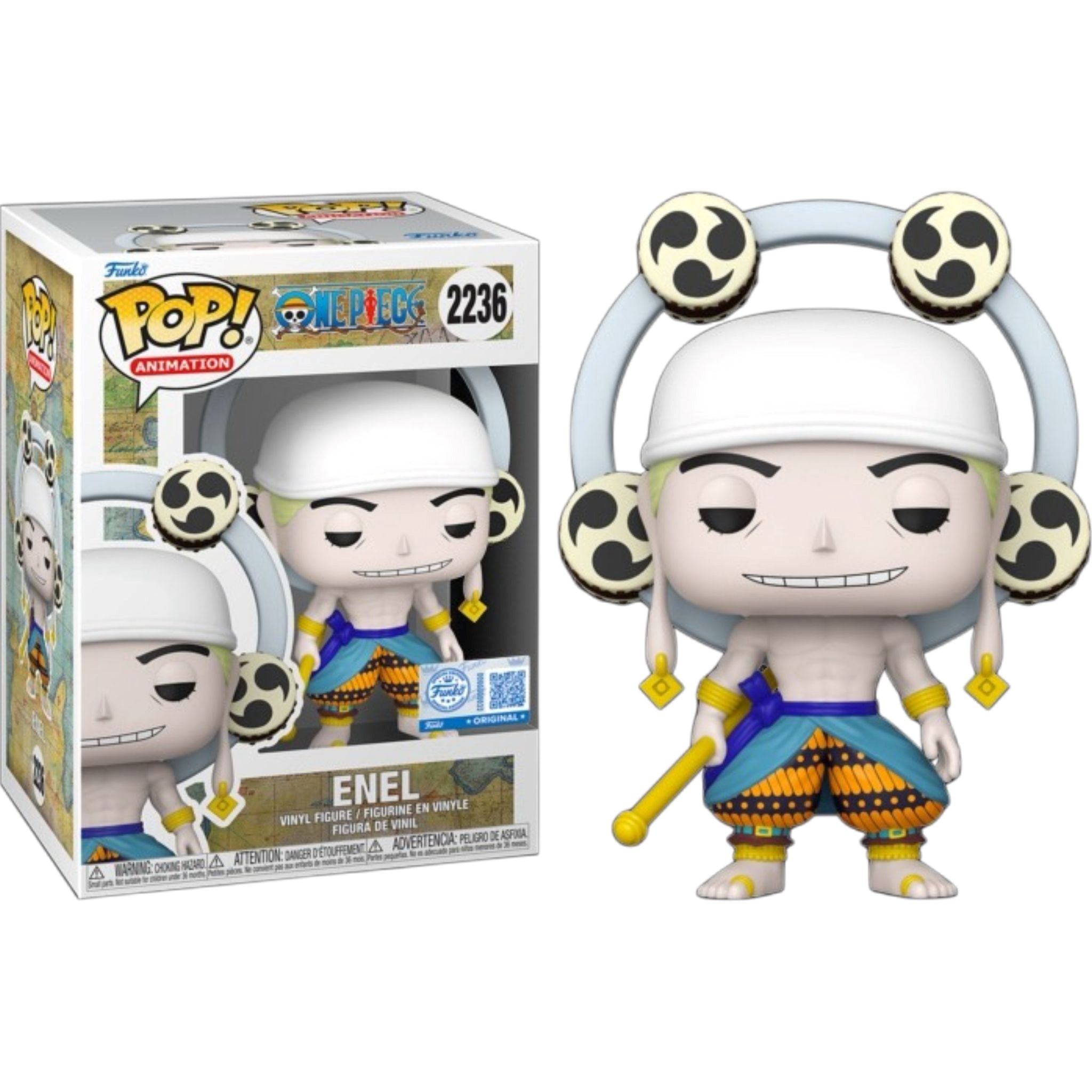 FUNKO POP Animation: One Piece - 2236 Enel With Chase (Exclusive) 9cm Funko
