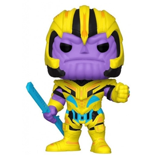 FUNKO POP  Marvel: Black Light - 909 Thanos (Special Edition) 9 cm Funko