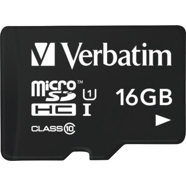 VERBATIM MICRO SDHC 16GB CLASSE 10 + LETTORE USB - Disponibile in 3-4 giorni lavorativi