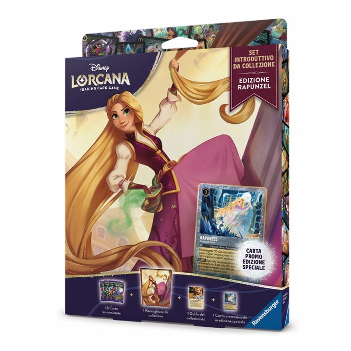 RAVENSBURGER DISNEY: LORCANA - SET 13 VITICCIO ALL’ATTACCO STARTER SET DA COLLEZIONE Rapunzel - ITA Ravensburger TCG