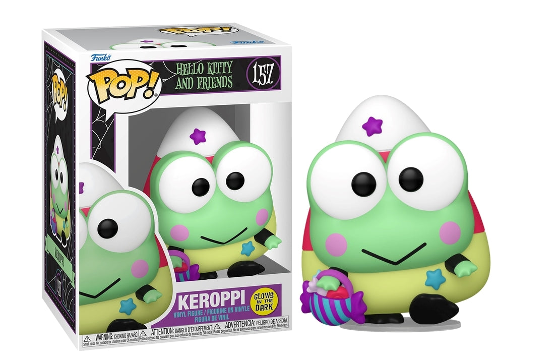 FUNKO POP Sanrio: Hello Kitty And Friends - 157 Keroppi Spooky (Glows In The Dark) 9cm Funko