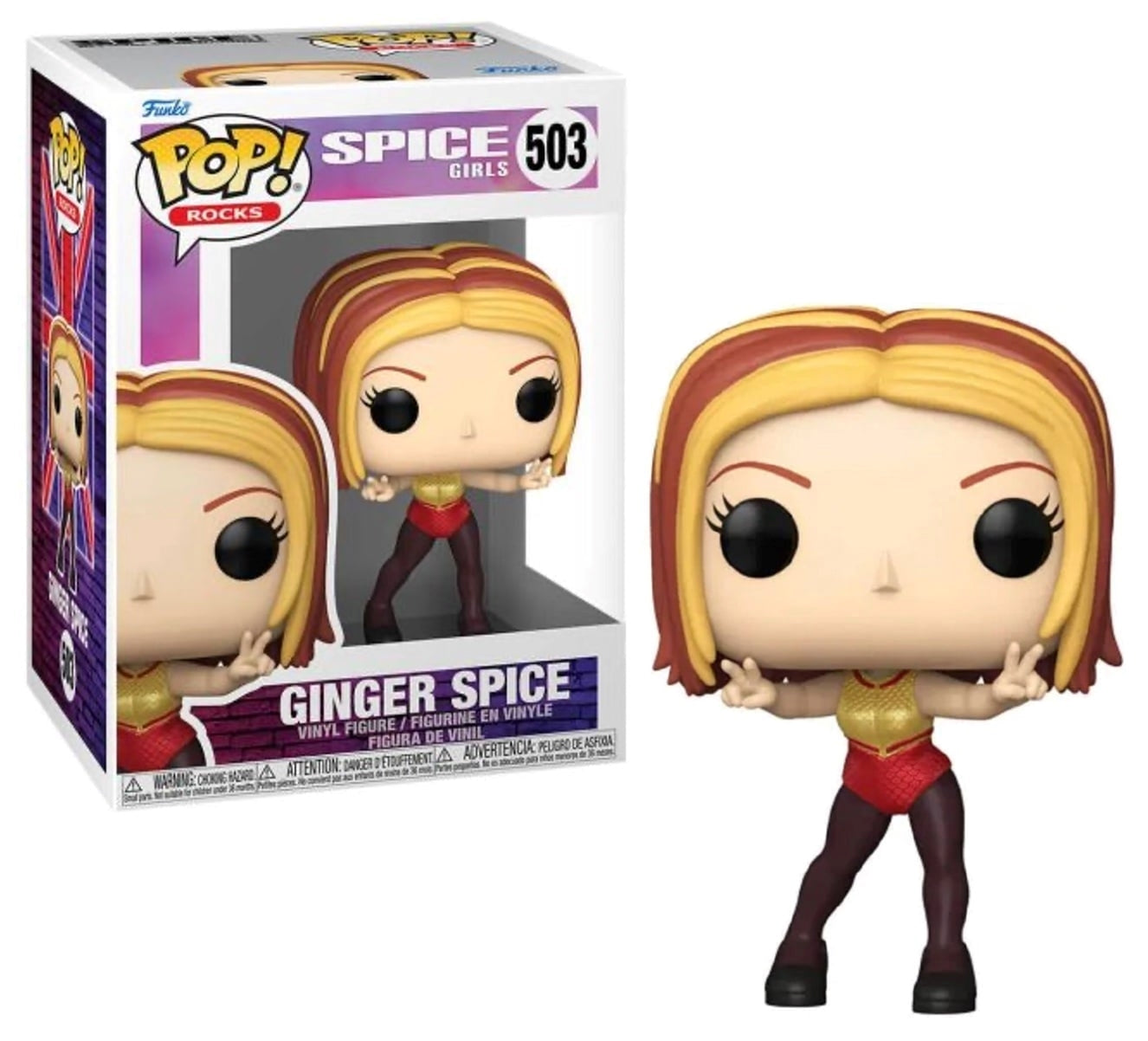 FUNKO POP Rocks: Spice Girls - 503 Ginger Spice (WNBE) 9cm Funko