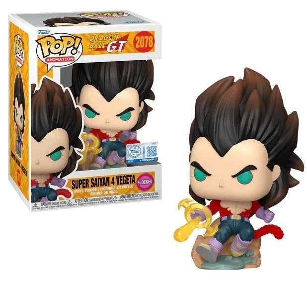 FUNKO POP Animation: Dragon Ball GT - 2078 Super Sayan 4 Vegeta With Chase (Flocked) (Exclusive) 9cm Funko