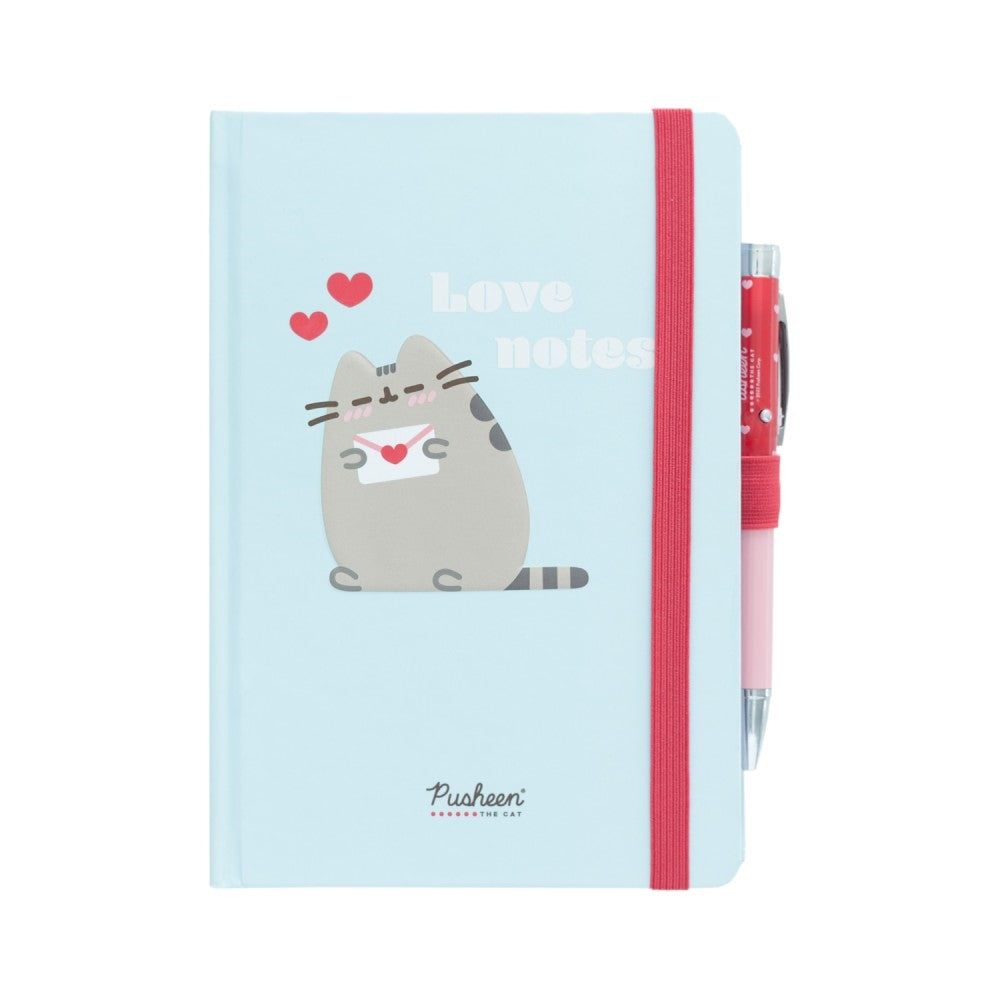 ERIK.QUADERNO PREMIUM A5 CON PENNA PROIETTORE PUSHEEN PURRFECT LOVE COLLECTION ERIK.