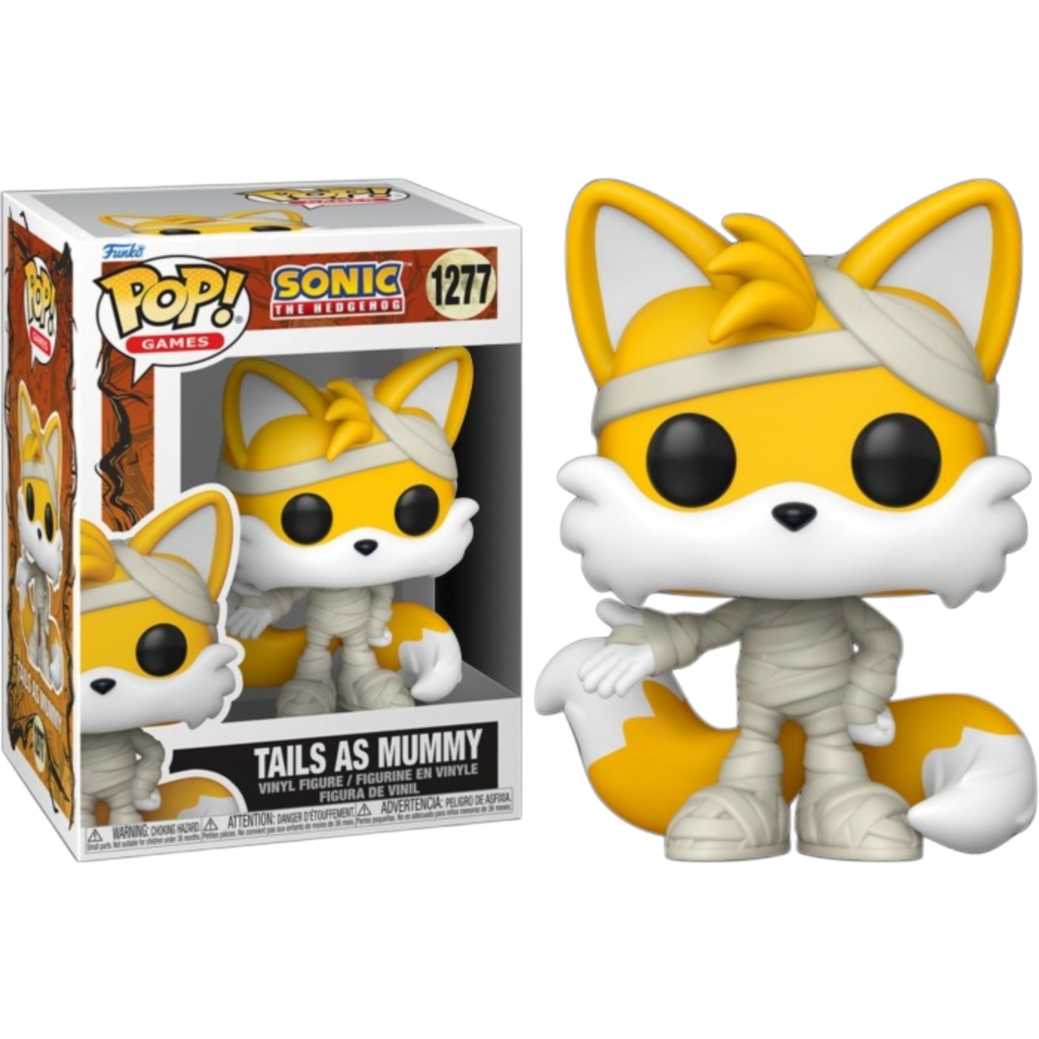 FUNKO POP Games: Sonic The Hedgehog - 1277 Tails As Mummy 9cm Funko