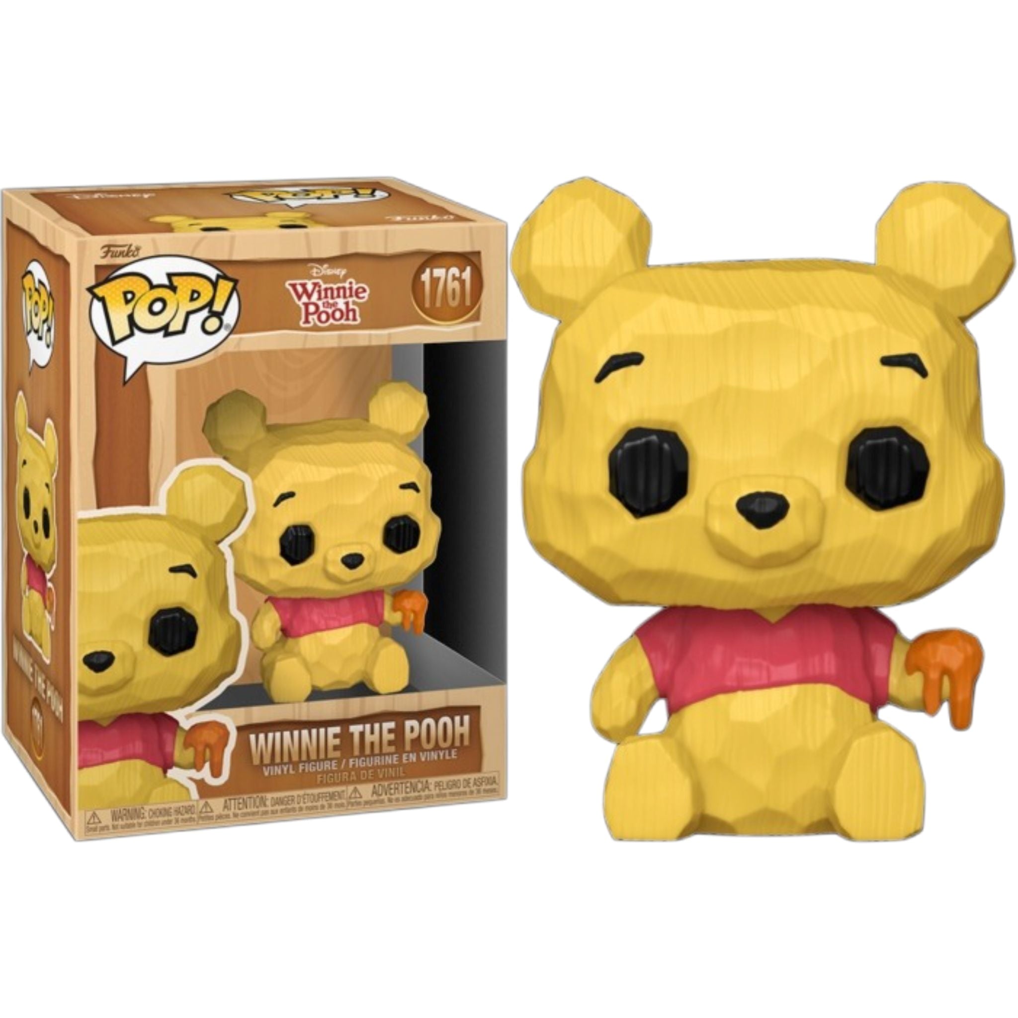 FUNKO POP Disney: Winnie The Pooh - 1761 Winnie The Pooh (Whittled) 9cm Funko