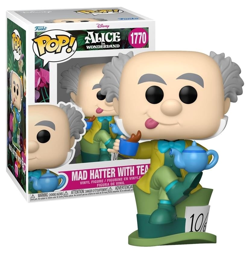 FUNKO POP Disney: Alice In Wonderland - 1770 Mad Hatter With Tea 9cm Funko