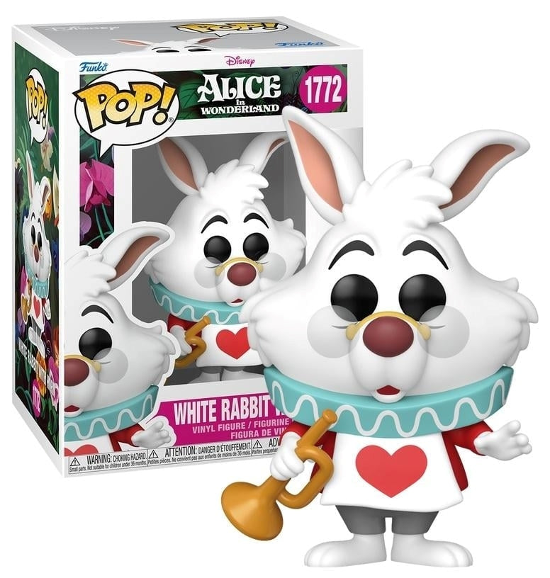 FUNKO POP Disney: Alice In Wonderland - 1772 White Rabbit With Horn 9cm Funko
