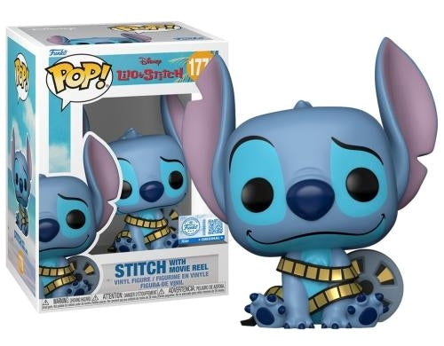 FUNKO POP Disney: Lilo & Stitch - 1779 Stitch With Movie Reel (Exclusive) 9cm Funko