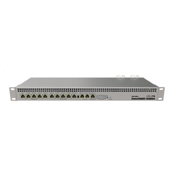 Mikrotik RB1100AHx4 Dude Edition router cablato Collegamento ethernet LAN Argento - Disponibile in 6-7 giorni lavorativi