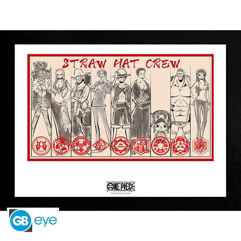 ABYSTYLE ONE PIECE - Poster Incorniciato: "Straw Hat Crew" (30x40) Abystyle