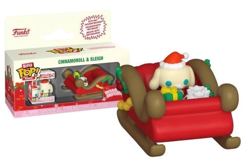 FUNKO Bitty POP Rides:  Hello Kitty Holyday - Sleigh with Cinnamoroll Funko