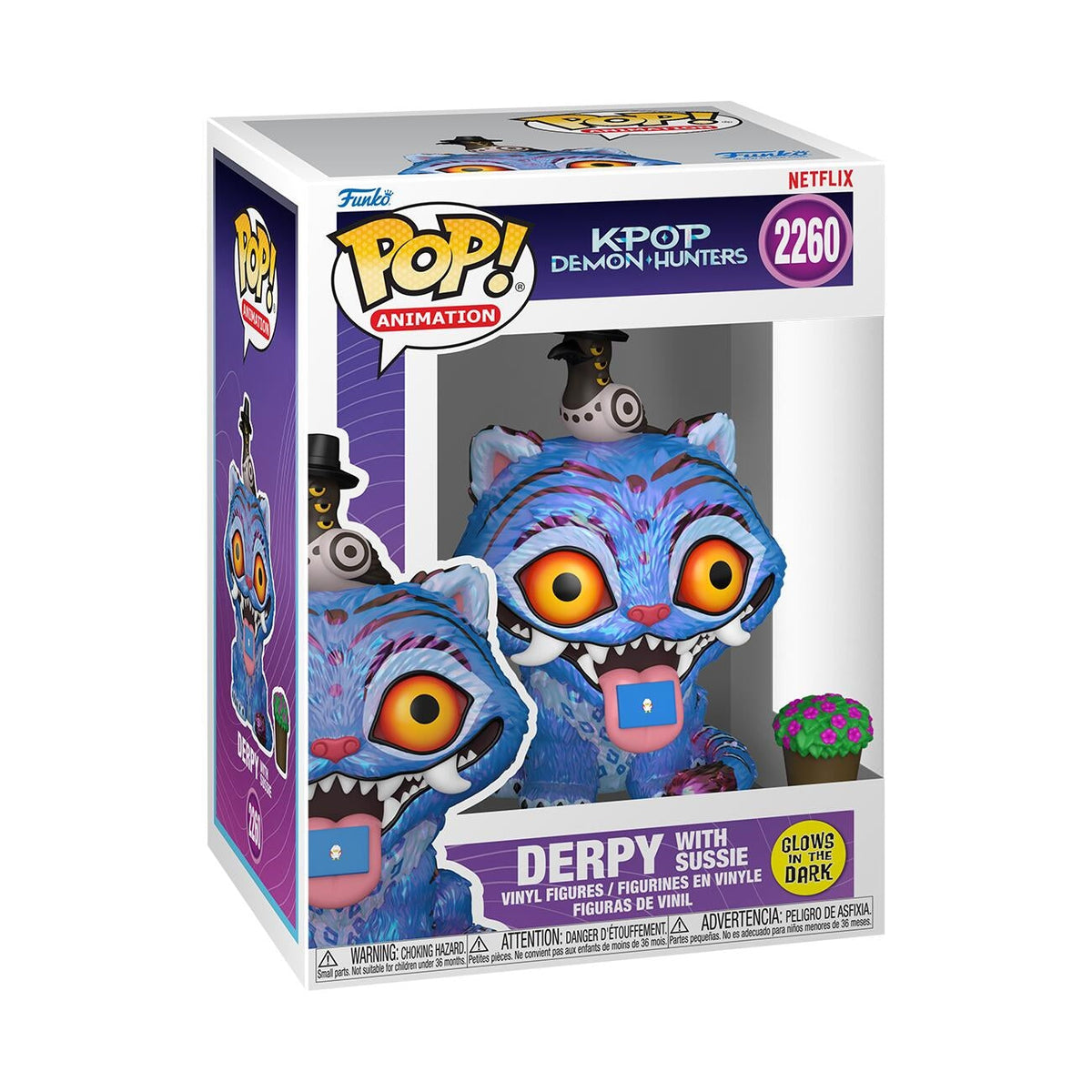 FUNKO Pop! Animation: Kpop Demon Hunters - 2260 Derpy with Sussie (Glows in The Dark) 9 cm Funko