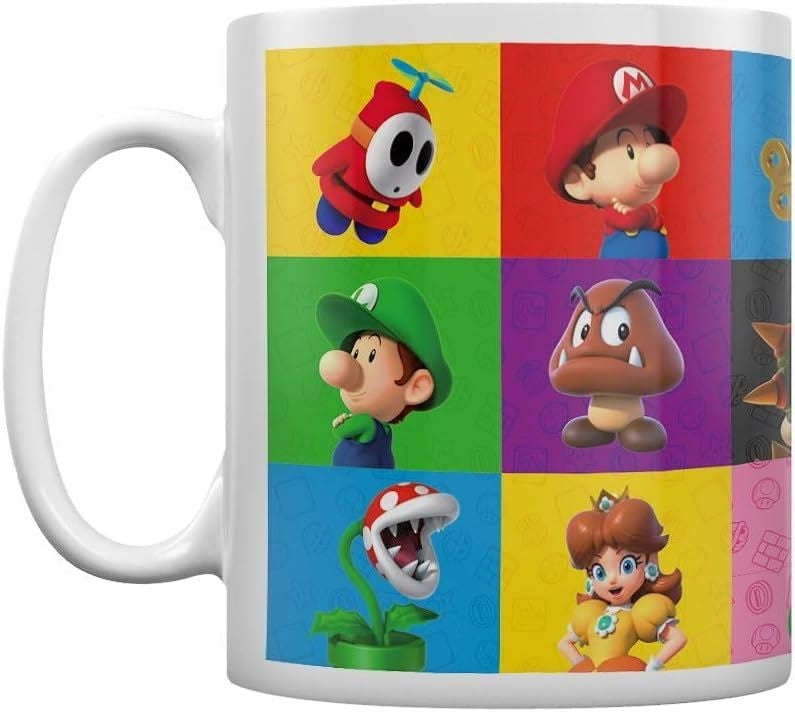 PYRAMID SUPER MARIO (3D FRIENDS & FOES) WHITE POD MUG Pyramid