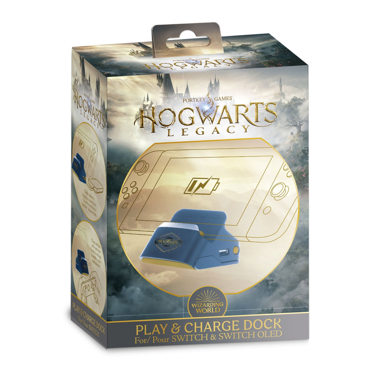 FREAKS AND GEEKS Harry Potter-Switch-2 in 1 Dock and Stand-Hogwarts Legacy Trade Invaders