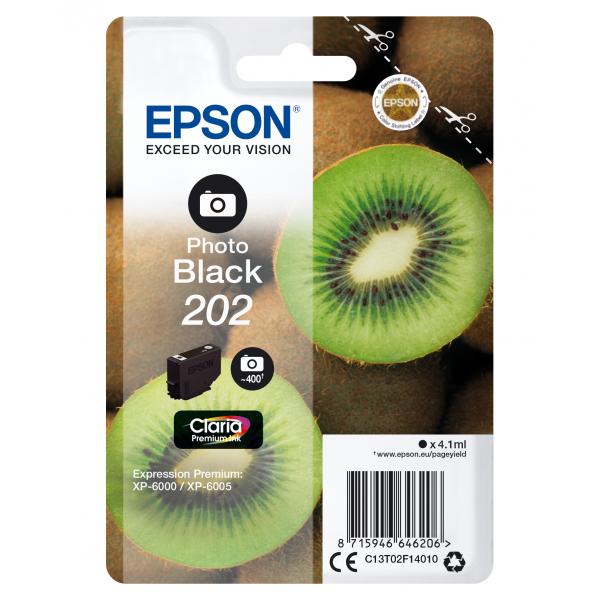 EPSON 202 CARTUCCIA INK 4.1 ML NERO FOTOGRAFICO - Disponibile in 3-4 giorni lavorativi Epson