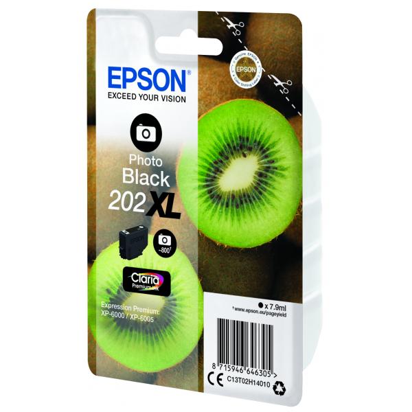 EPSON 202 XL CARTUCCIA INK 7.9 ML NERO FOTOGRAFICO - Disponibile in 3-4 giorni lavorativi Epson