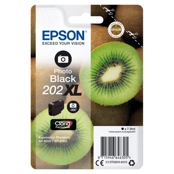 EPSON 202 XL CARTUCCIA INK 7.9 ML NERO FOTOGRAFICO - Disponibile in 3-4 giorni lavorativi Epson