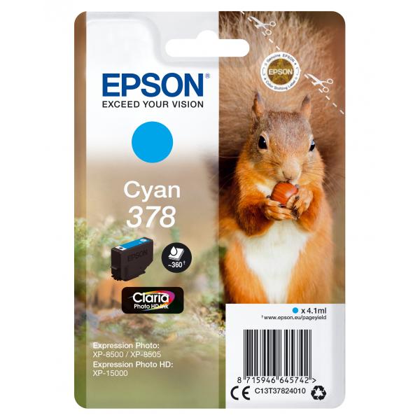 EPSON 378 CARTUCCIA INK 4.1 ML CIANO - Disponibile in 3-4 giorni lavorativi Epson
