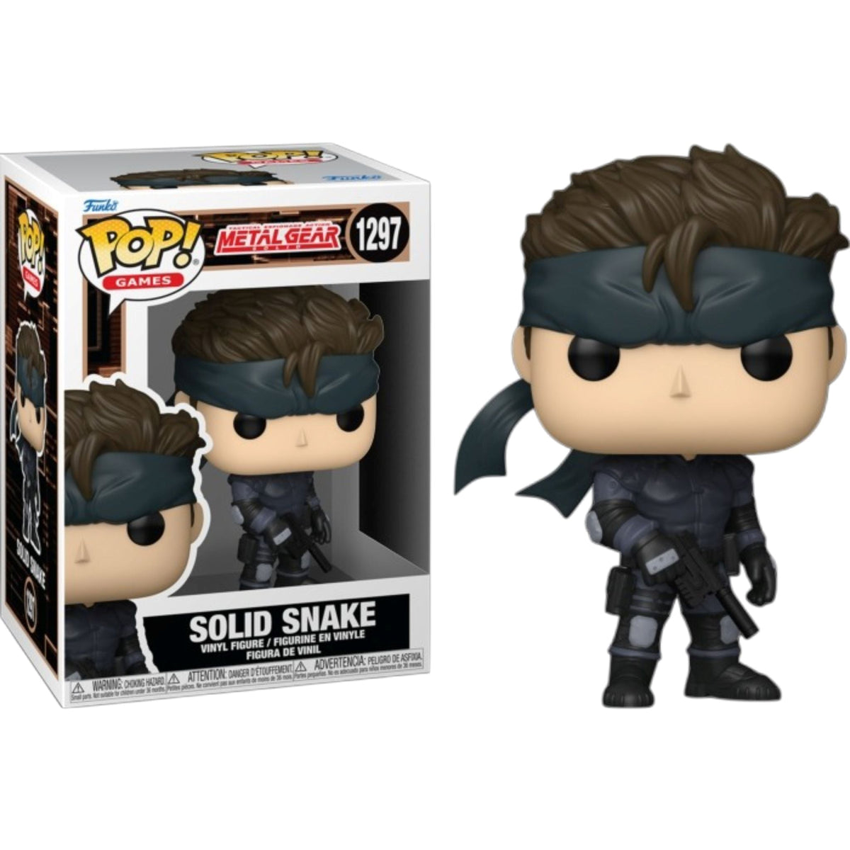 FUNKO POP Games: Metal Gear Solid - 1297 Solid Snake 9cm Funko