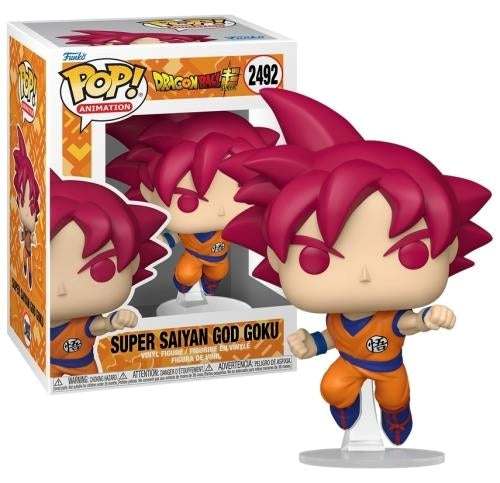 FUNKO POP Animation: Dragon Ball Super - 2492 Super Sayan God Goku 9cm Funko