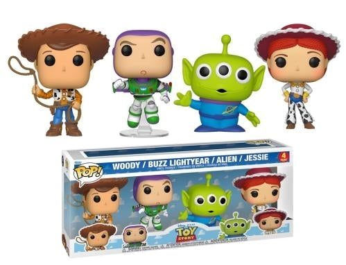 FUNKO POP Disney: Toy Story 4Set - Woody, Buzz, Alien, Jessie 9cm Funko