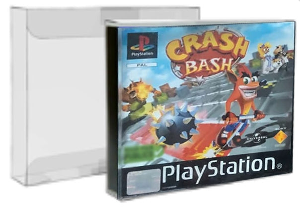 PS1 Single CD Game Box  Protector (PACKAGE-FREE) Trade Invaders