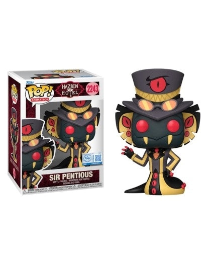 FUNKO POP Animation: Hazbin Hotel - 2243 Sir Pentious With Chase (Exclusive) 9cm Funko