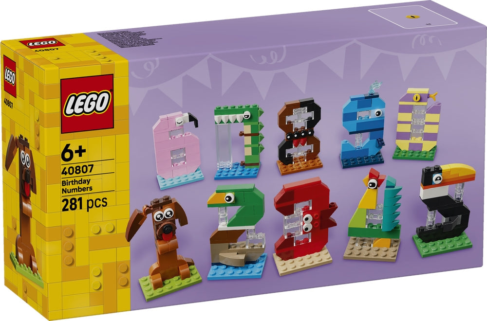 LEGO 40807 SEASONS & OCCASIONS - Numeri del compleanno LEGO
