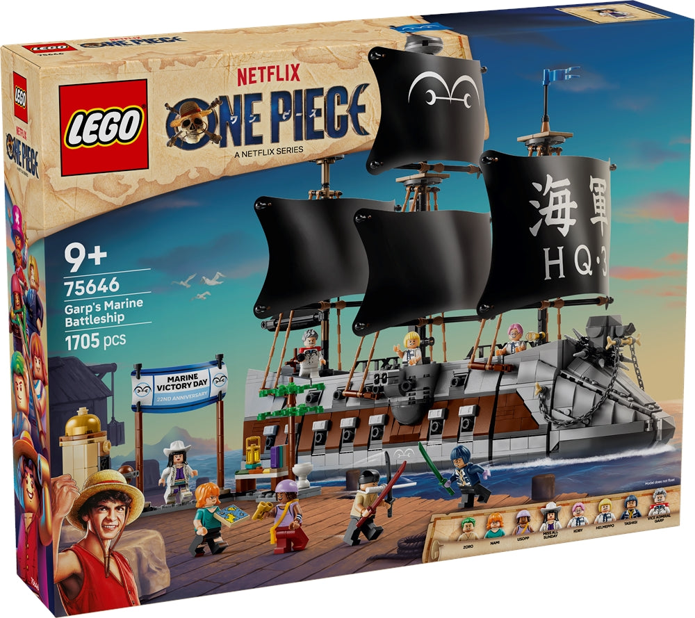 LEGO 75646 ONE PIECE - La nave da guerra di Garp LEGO