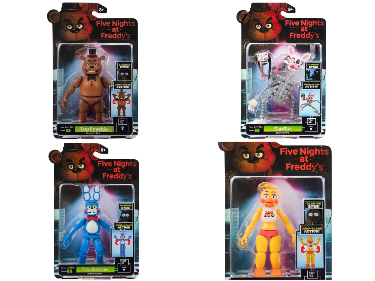JAZWARES Figure: Five Nights At Freddy's - Assortito 6pz 12cm Jazwares