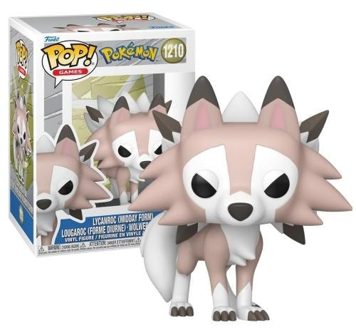 FUNKO POP Games: Pokemon - 1210 Lycanroc (Midday Form) 9cm Funko