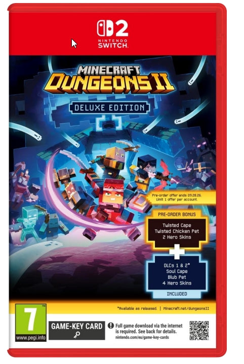 Minecraft Dungeon 2 Deluxe Edition Nintendo