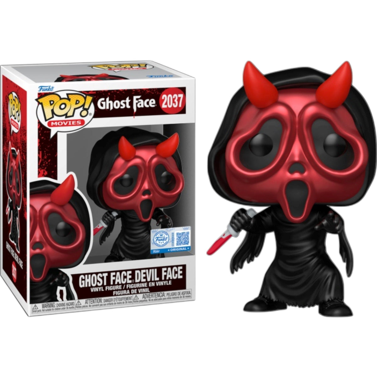 FUNKO POP Movies: Ghost Face - 2037 Ghost Face Devil Face (Exclusive) 9cm Funko