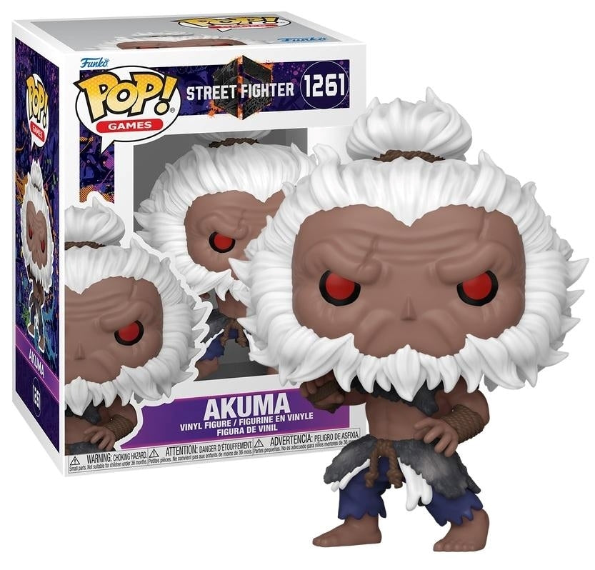 FUNKO POP Games: Street Fighter 6 - 1261 Akuma With Chase 9cm Funko