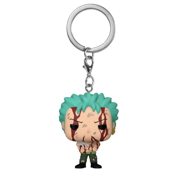 FUNKO POP  One Piece - Portachiavi Zoro (Nothing Happened) 4 cm Funko