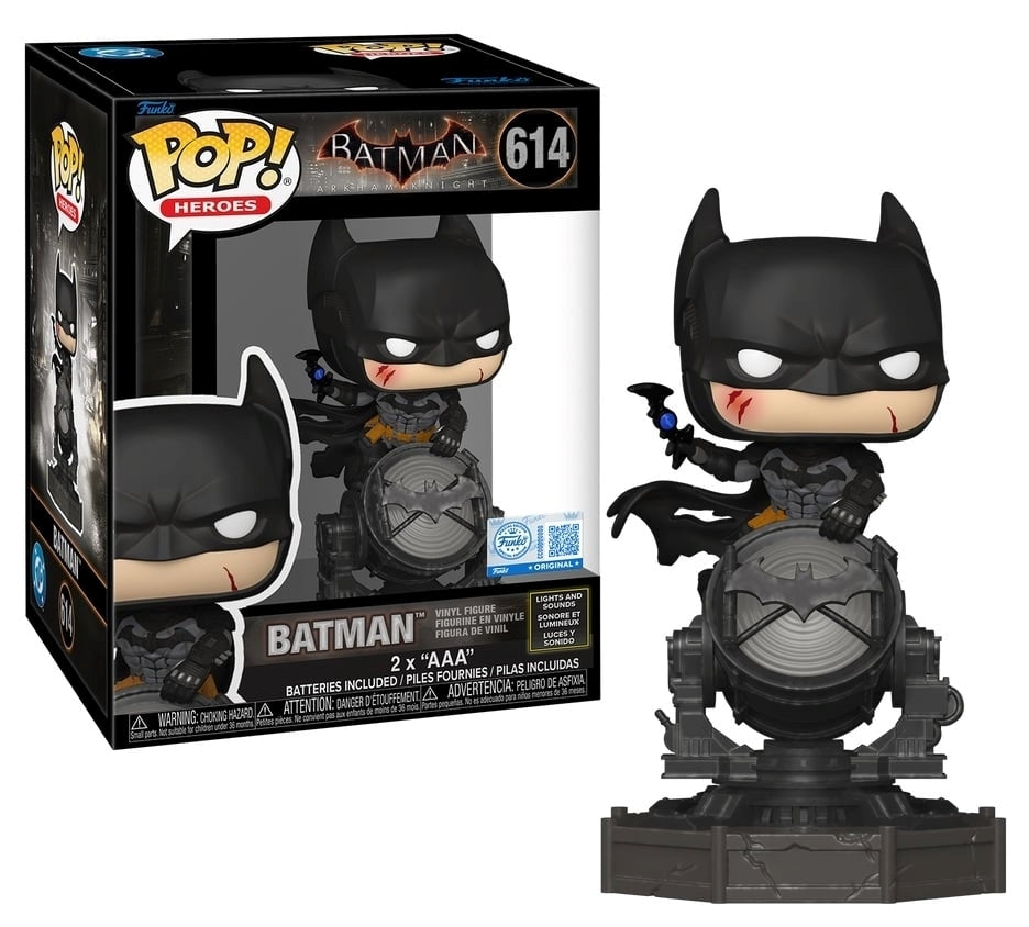 FUNKO POP Premium DC Heroes: Batman Arkham Knight - 614 Batman (Light-Up) Funko