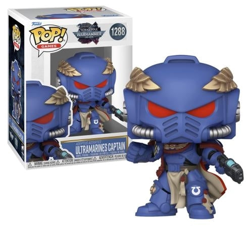 FUNKO POP Games: Warhammer 40k - 1288 Ultramarines Captain 9cm Funko