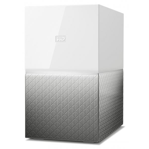 Western Digital My Cloud Home Duo dispositivo di archiviazione cloud personale 4 TB Collegamento ethernet LAN Grigio - Disponibile in 6-7 giorni lavorativi