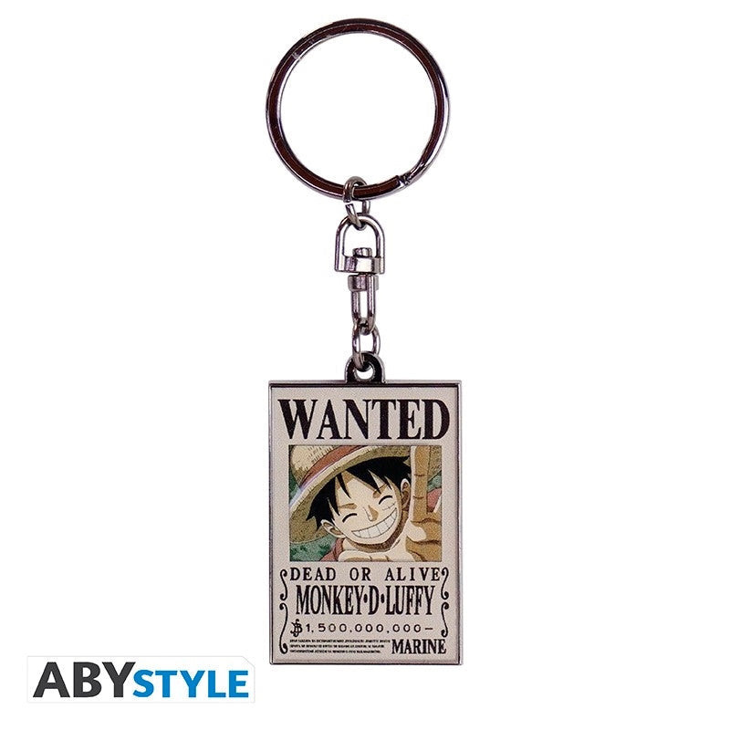 ABYSTYLE ONE PIECE - Portachiavi: "Wanted Luffy Abystyle
