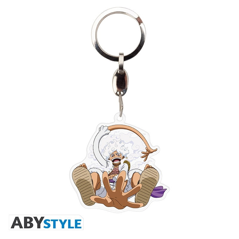 ABYSTYLE ONE PIECE - Portachiavi: "Luffy Gear 5th Abystyle