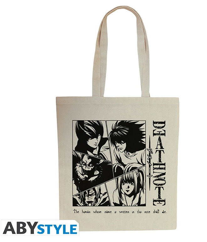 ABYSTYLE DEATH NOTE  - Tote Bag - "Characters Abystyle