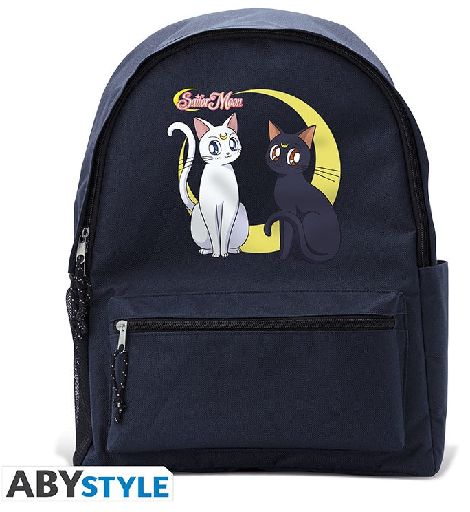 ABYSTYLE SAILOR MOON - Blue Backpack - "Luna & Artemis Abystyle