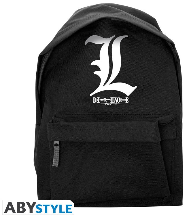 ABYSTYLE DEATH NOTE - Backpack - "L symbol Abystyle