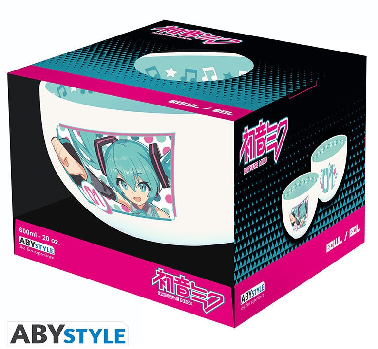ABYSTYLE HATSUNE MIKU - Bowl - 600 ml - "Hatsune Miku" cardboard pkg Abystyle