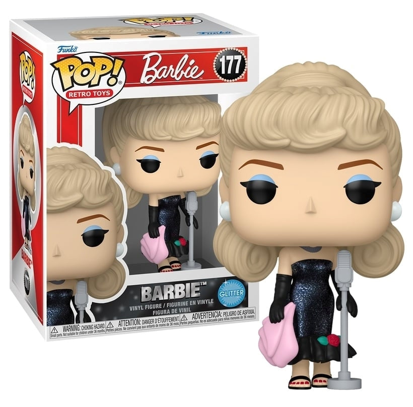 FUNKO POP Retro Toys: Barbie - 177 Barbie (Glitter) 9cm Funko