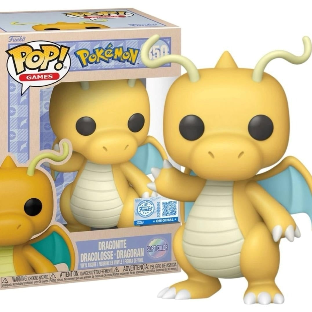 FUNKO POP Games: Pokemon - 850 Dragonite (Soft Color) (Exclusive) 9cm Funko