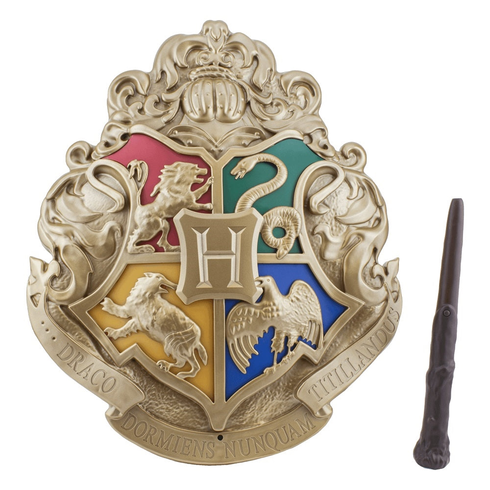 PALADONE HARRY POTTER HOGWARTS LOGO LAMPADA CON CONTROLLO BACCHETTA DA REMOTO Paladone