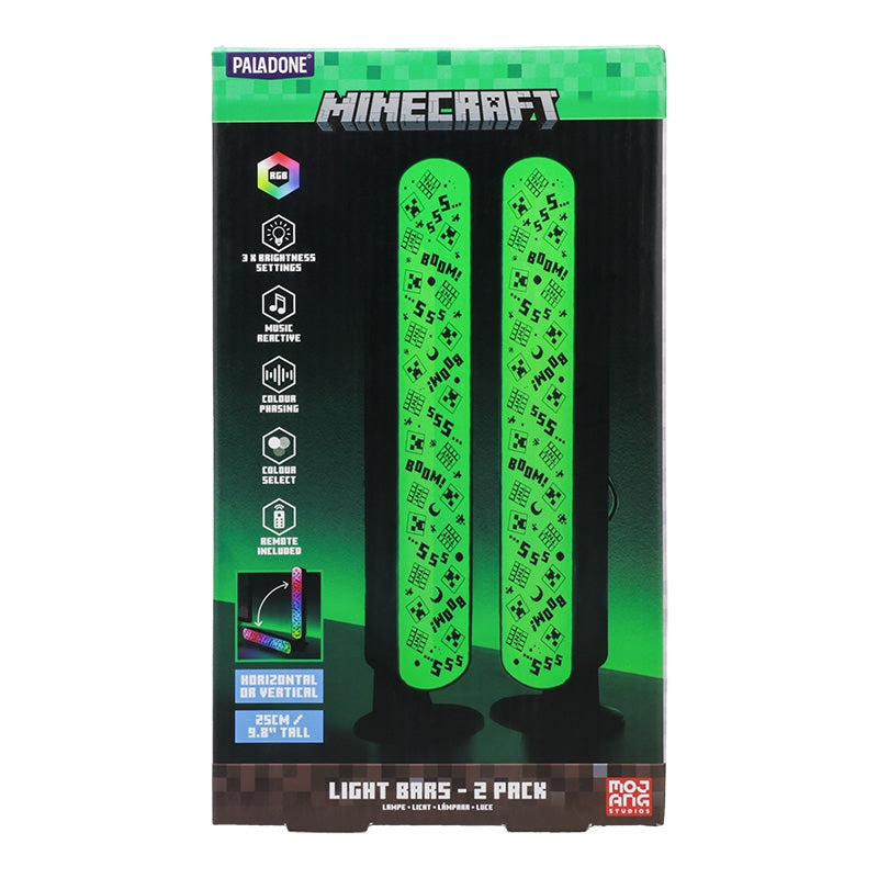 PALADONE Minecraft Light Bar Set of 2 with Remote Paladone
