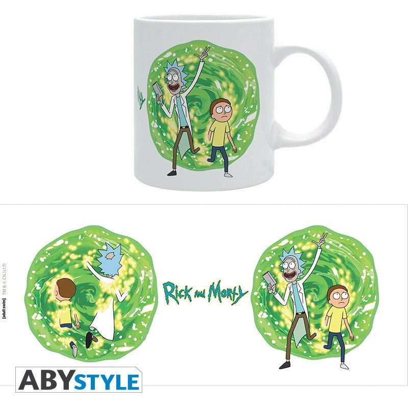 ABYSTYLE RICK AND MORTY - Tazza 320 ml : "Portale Abystyle
